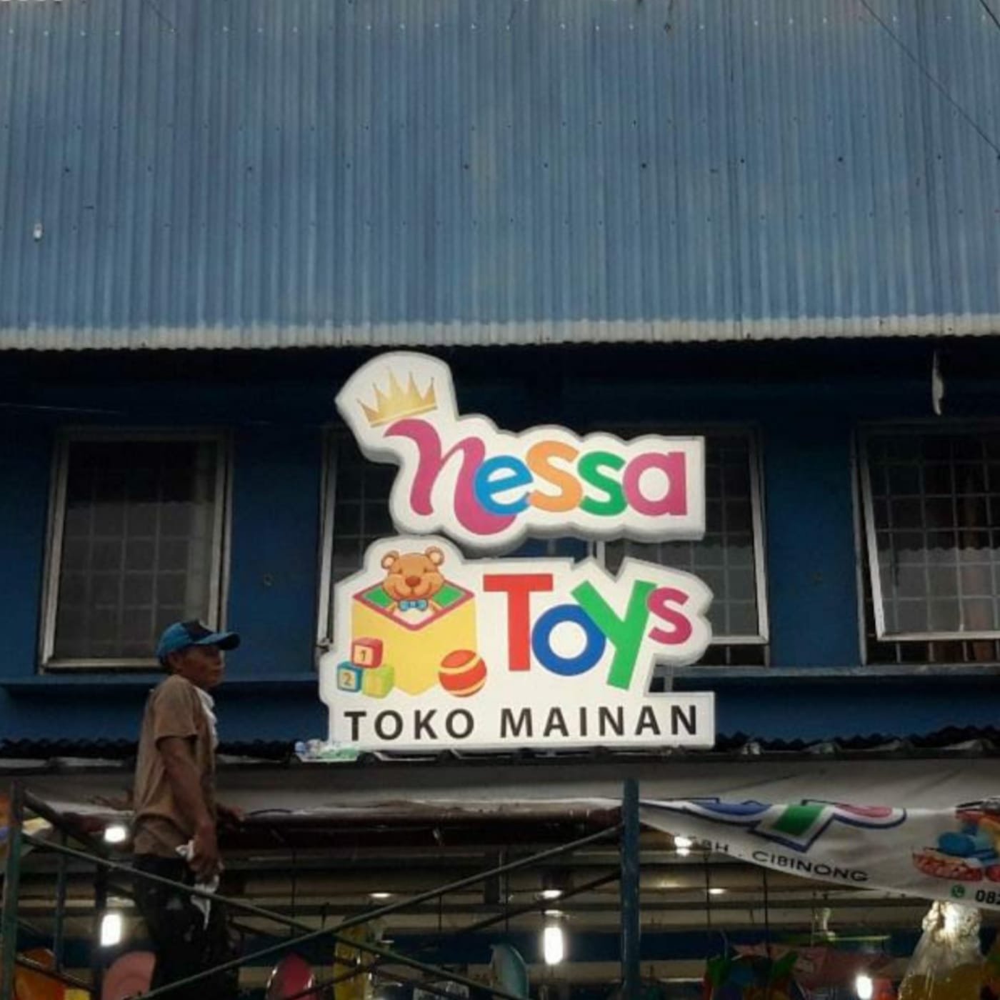 Portofolio neon box warna warni