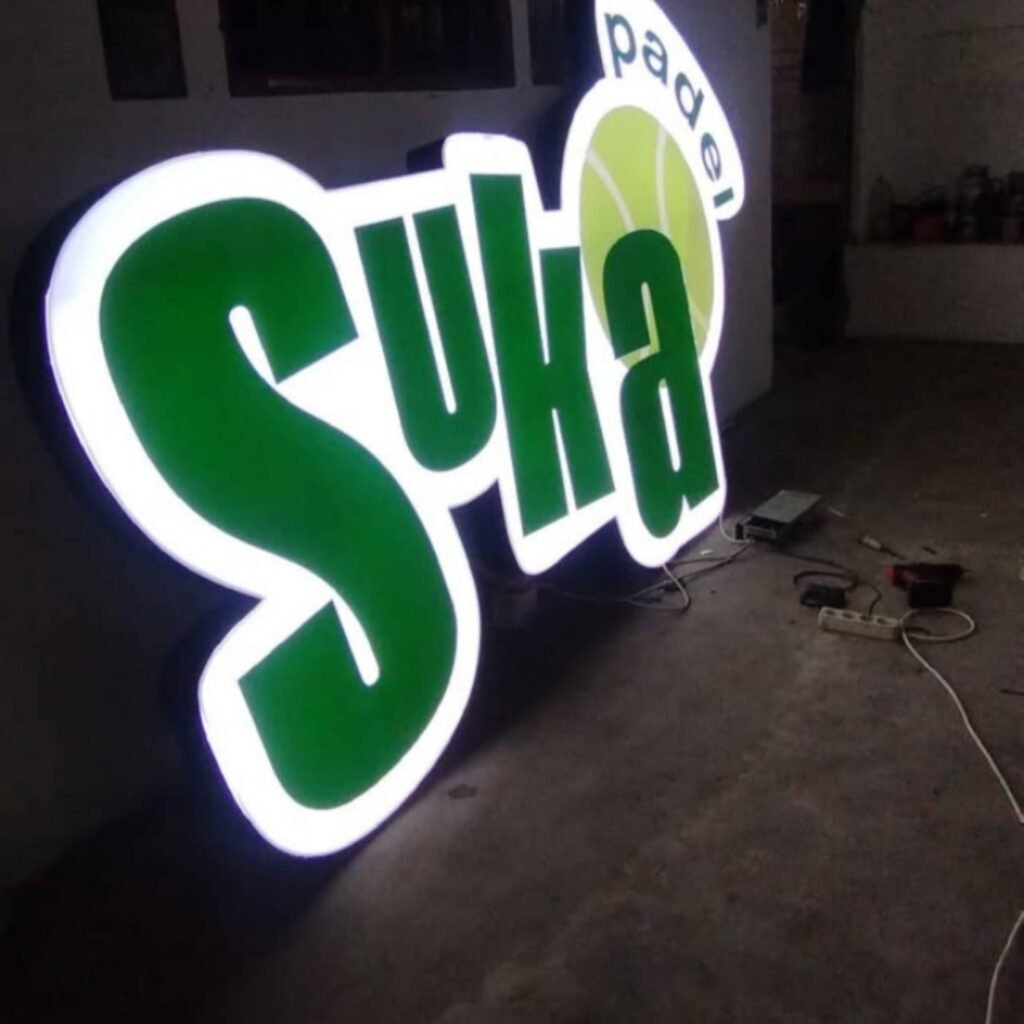 neon box huruf timbul sigange depok bogor bekasi jakarta tangerang